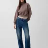 Vintagesoft Oversized Half-Zip Wedge Pullover