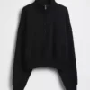 Vintagesoft Oversized Half-Zip Wedge Pullover