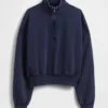 Vintagesoft Oversized Half-Zip Wedge Pullover