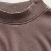 Vintagesoft Oversized Mockneck Tunic Sweatshirt