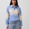 Vintagesoft Terry Oversized Polo Sweatshirt