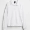 Vintagesoft Terry Oversized Polo Sweatshirt