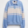 Vintagesoft Terry Oversized Polo Sweatshirt