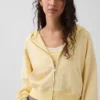 Vintagesoft Terry Oversized Wedge Zip Hoodie