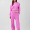 Vintagesoft Terry Wide-Leg Sweatpants