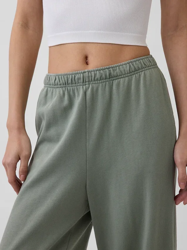 Vintagesoft Terry Wide-Leg Sweatpants