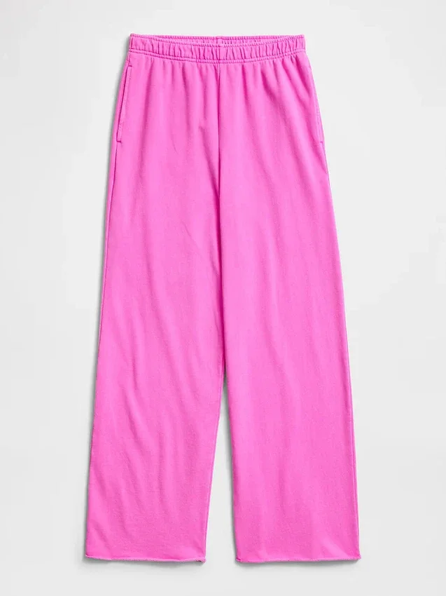 Vintagesoft Terry Wide-Leg Sweatpants