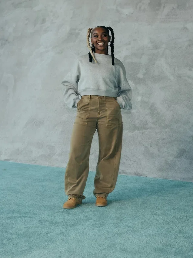 Vintagesoft Wedge Crewneck Sweatshirt