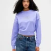 Vintagesoft Wicked Crop Wedge Sweatshirt