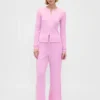 Waffle Wide-Leg Pj Pants