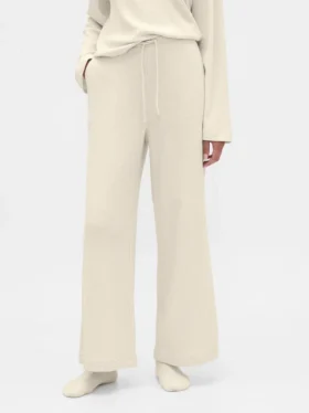 Waffle Wide-Leg Pj Pants