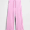 Waffle Wide-Leg Pj Pants