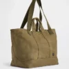 Waxed Canvas Tote Bag