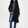Wool-Blend Chesterfield Coat